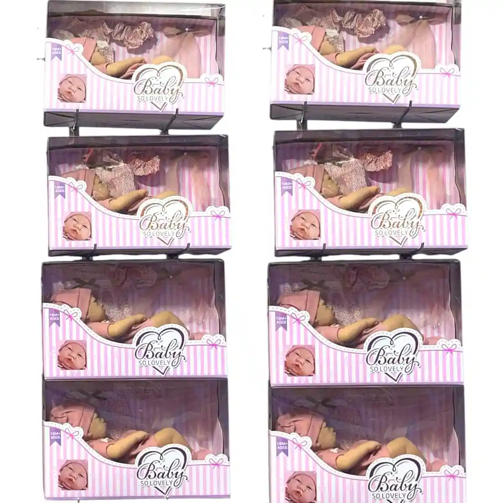 Muñeco Bebe Baby So Lovely Realista Con Ropita Recién Nacida
