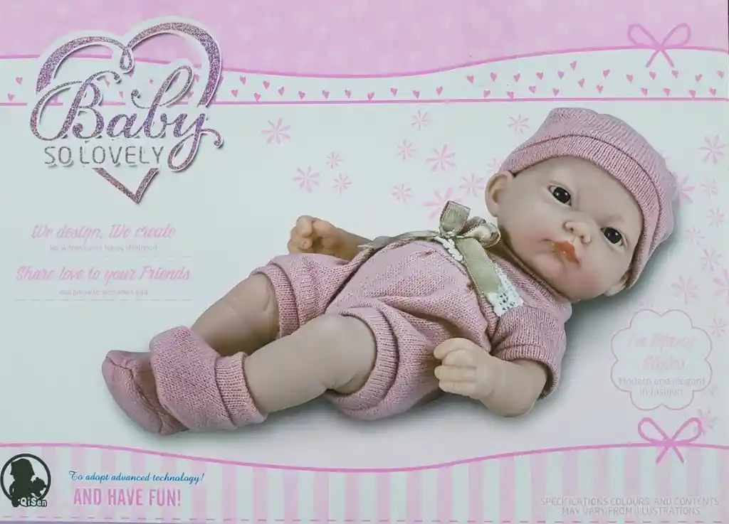 Muñeco Bebe Baby So Lovely Realista Con Ropita Recién Nacida