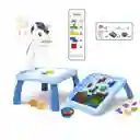 Mesa De Dibujo Para Niños Con Proyector Y Juego Tetris