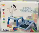 Mesa De Dibujo Para Niños Con Proyector Y Juego Tetris