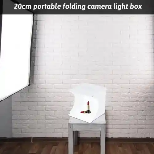 Caja De Luz Para Fotografía De Productos 20 Cm