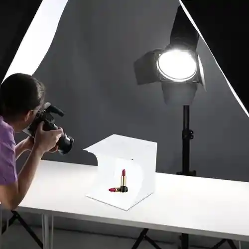 Caja De Luz Para Fotografía De Productos 20 Cm