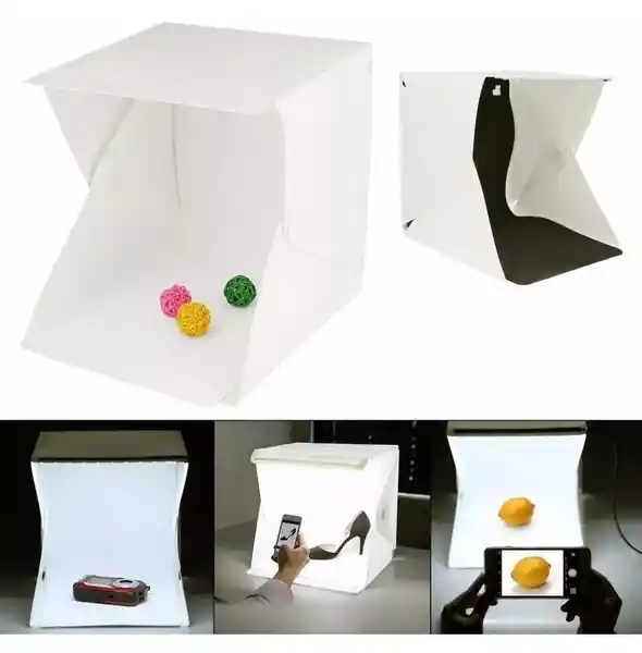 Caja De Luz Para Fotografía De Productos 30 Cm