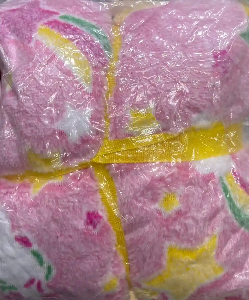 Saco Manta Yety Para Niña Con Capucha Alumbra Oscuridad