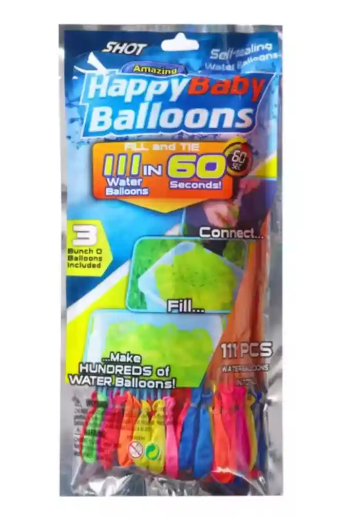 Bombas De Agua X 111 Globos