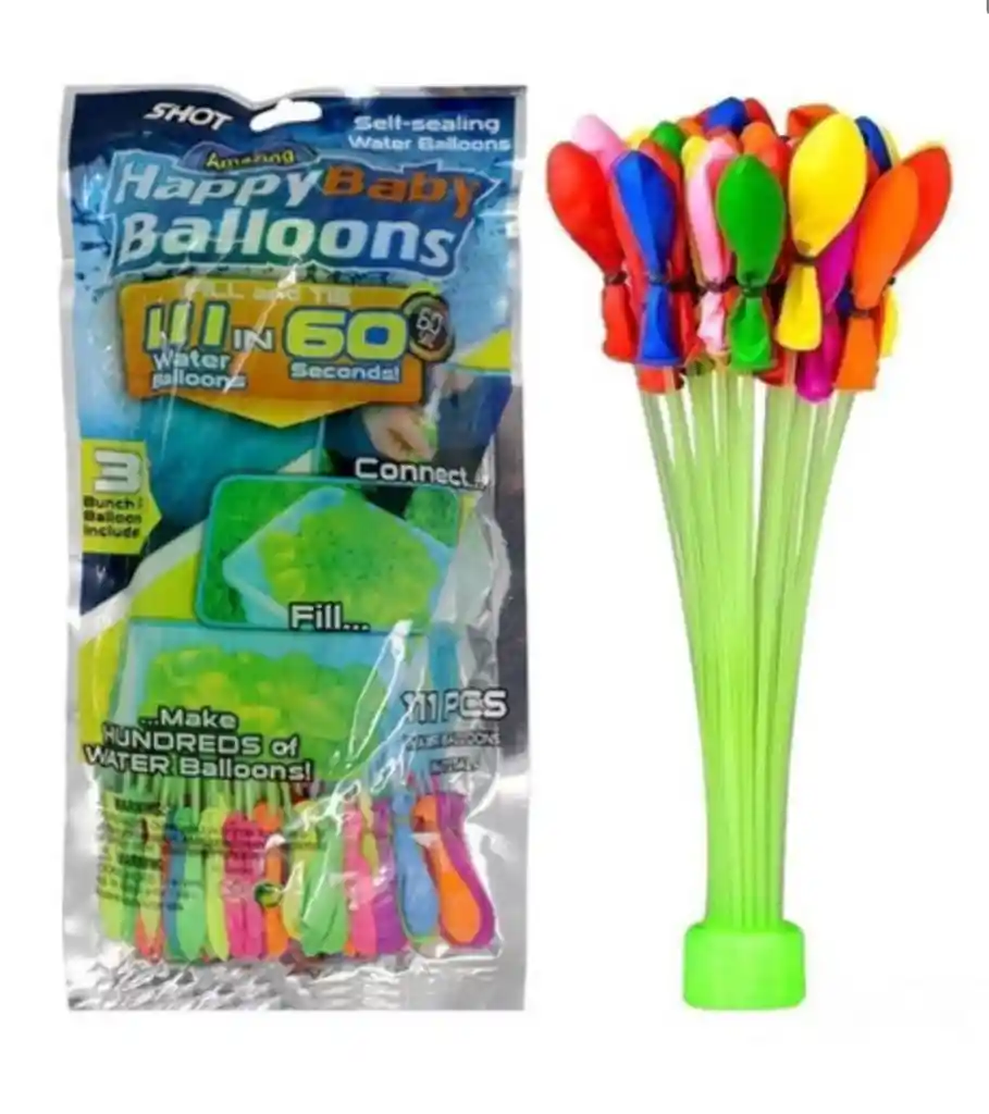 Bombas De Agua X 111 Globos