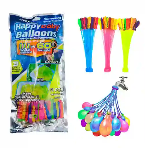 Bombas De Agua X 111 Globos