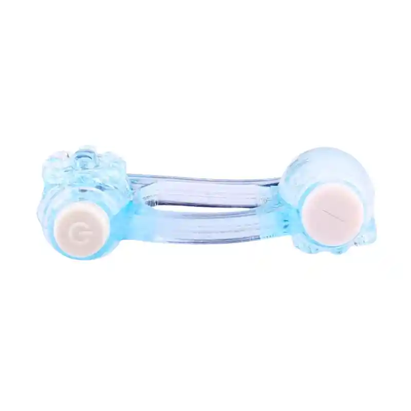Anillo Vibrador Doble Bala Ajustable Azul