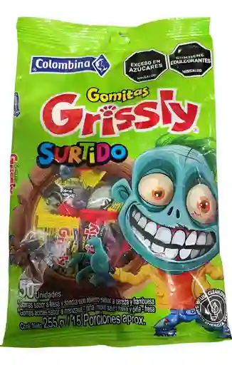 Gomitas Grissly Sabores Surtidos Halloween X 40 Und