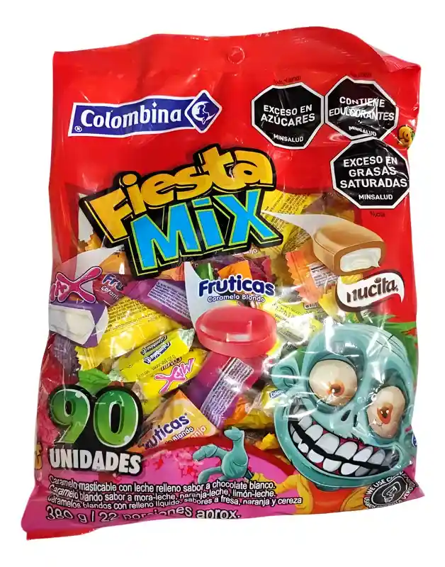 Dulces Surtidos Fiesta Mix Halloween X 90 Und