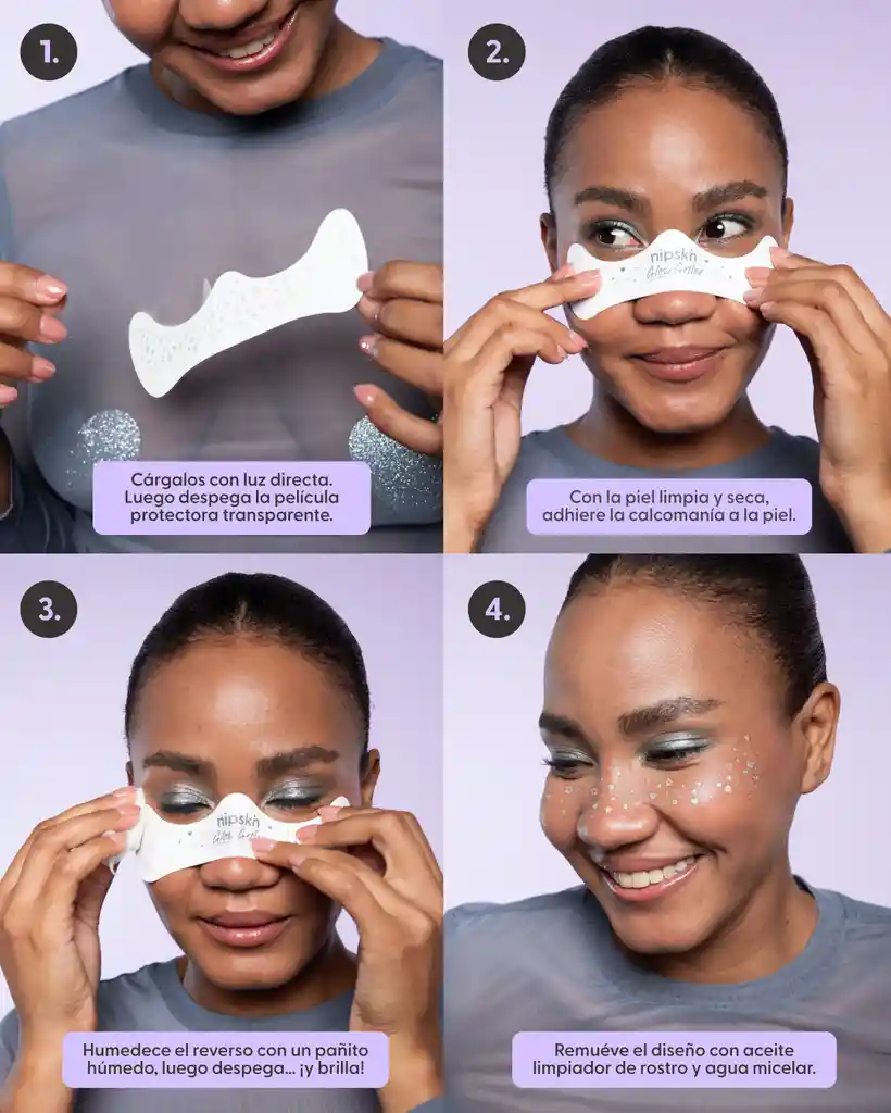 Kit X3 Calcomanías Para Rostro Y Cuerpo – Nipskin®
