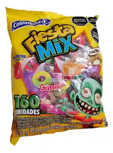 Dulces Surtidos Fiesta Mix Halloween X 160