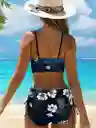 Conjunto De Bikini De Mujer Con Top De Tubo, Talla S