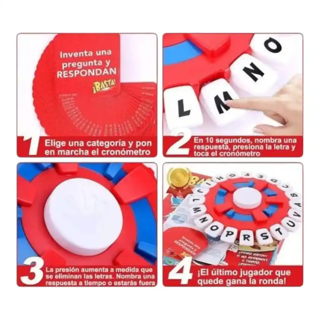 Basta Piensa Rápido Juego De Mesa En Español