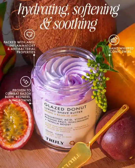 Mantequilla De Afeitar De Lujo Glazed Donut (manteca De Afeitar Hidratante ) Truly