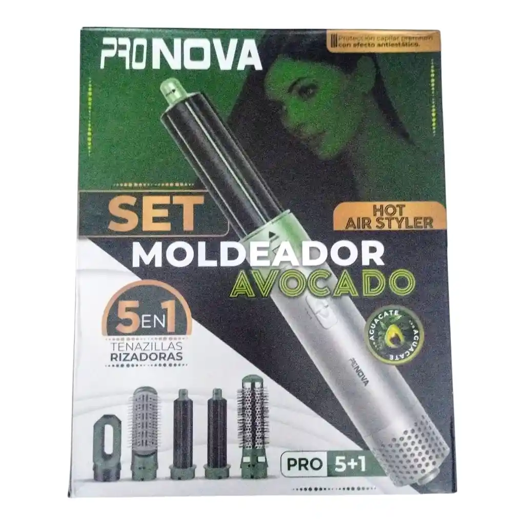 Cepillo Secador 5 En 1 Aguacate