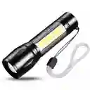 Linterna Tactica Led Recargable Usb Zoom Aluminio 511 Con Cordon