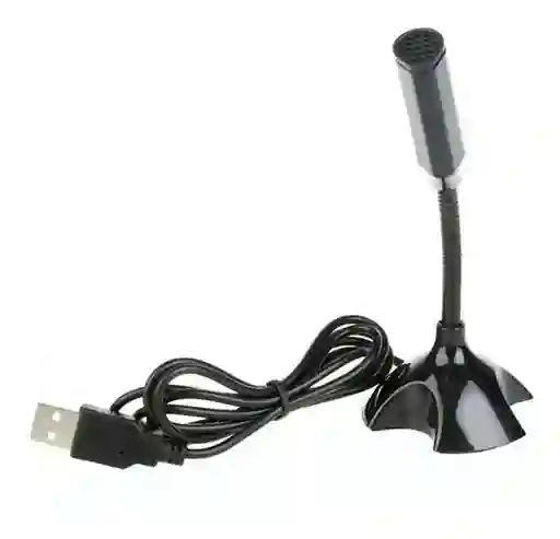 Micrófono De Escritorio Plug Usb Para Pc, Macbook Y Portátil