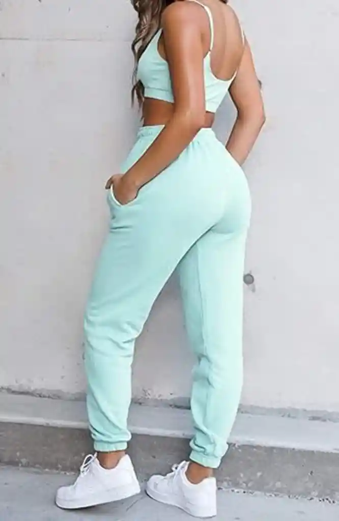 Joggers Deportivos Bolsillos De Cremallera