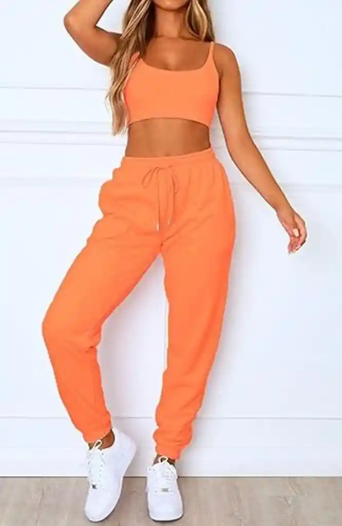 Joggers Deportivos De Cintura Bolsillos De Cremallera