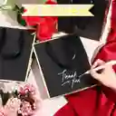 Bolsa De Regalo Papel Metálico Con Asa De Lujo