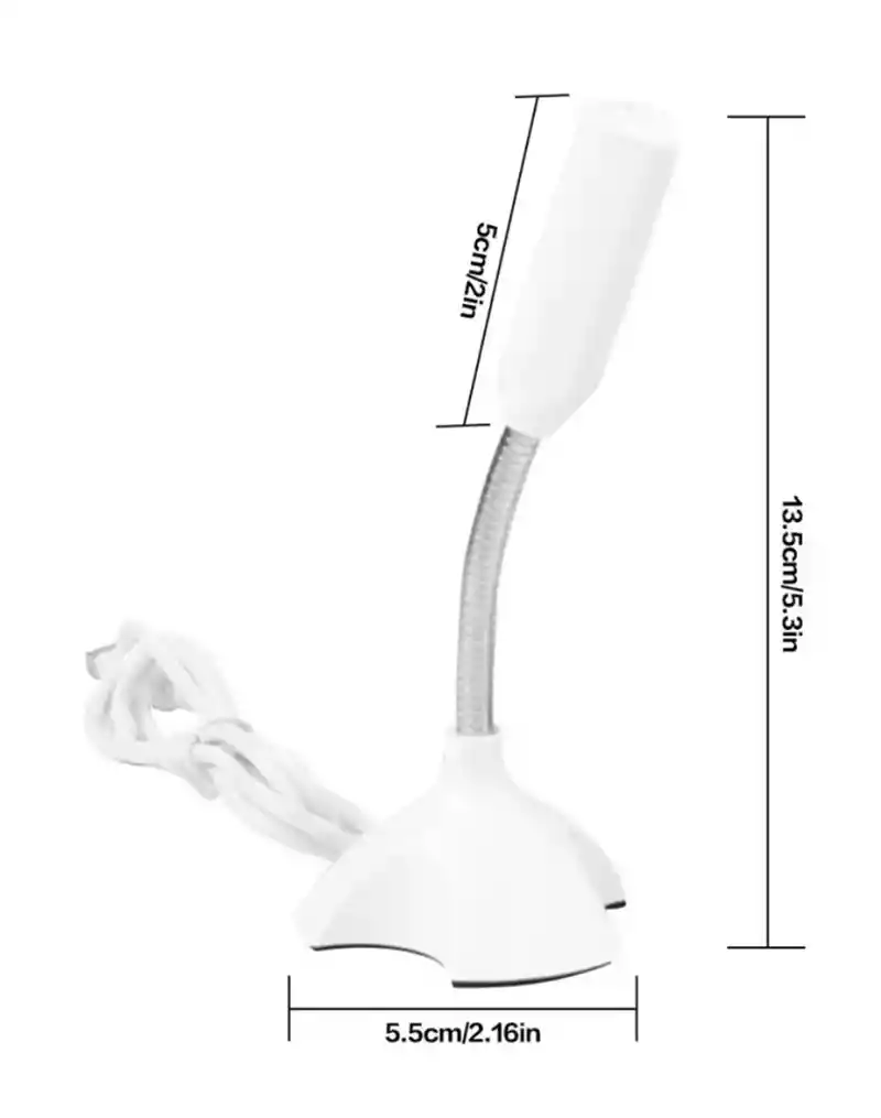 Micrófono De Escritorio Plug Usb Para Pc, Macbook Y Portátil