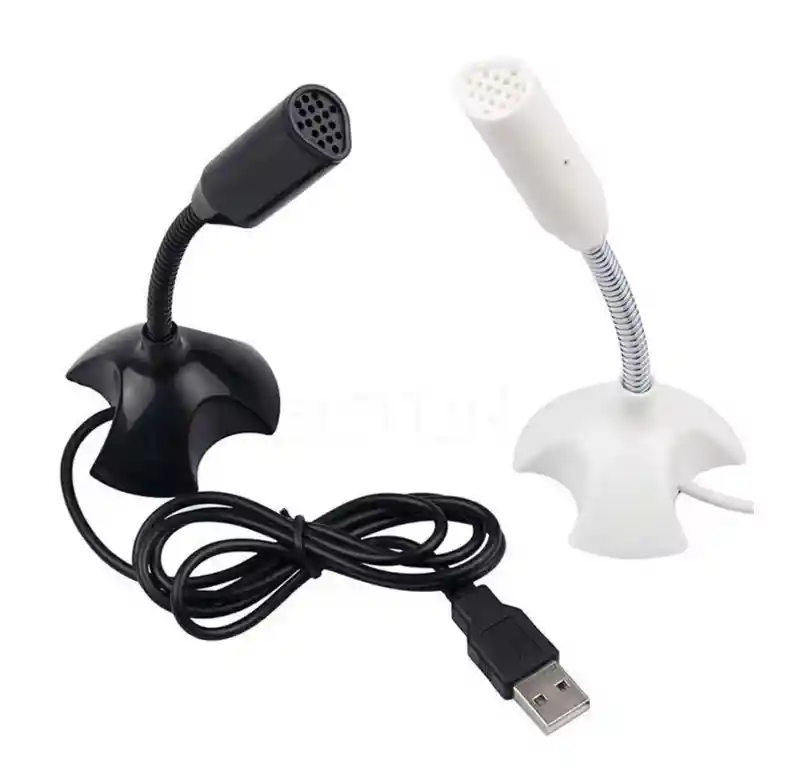 Micrófono De Escritorio Plug Usb Para Pc, Macbook Y Portátil