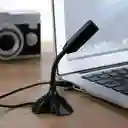 Micrófono De Escritorio Plug Usb Para Pc, Macbook Y Portátil