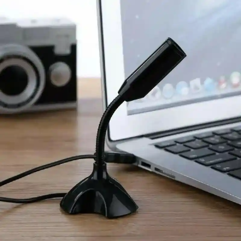 Micrófono De Escritorio Plug Usb Para Pc, Macbook Y Portátil