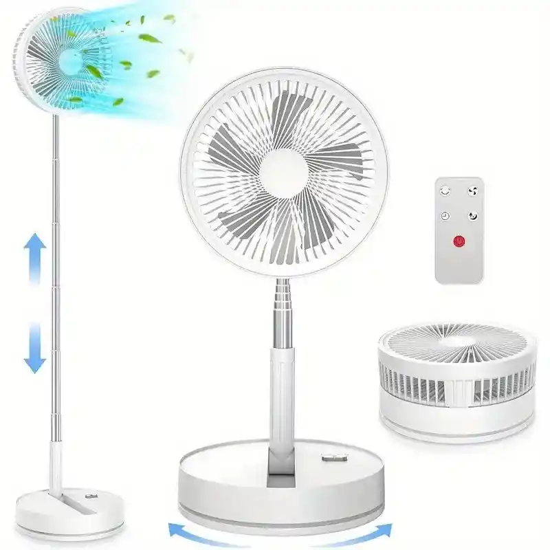 Mini Ventilador Plegable Con Carga Usb