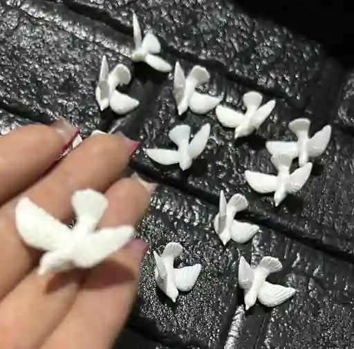 Animales Para Maqueta Palomas X12 Unidades Palomas X12 Unidades