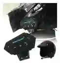 Intercomunicador Auriculares Casco Bluetooth Bt12 Moto Música Color Negro