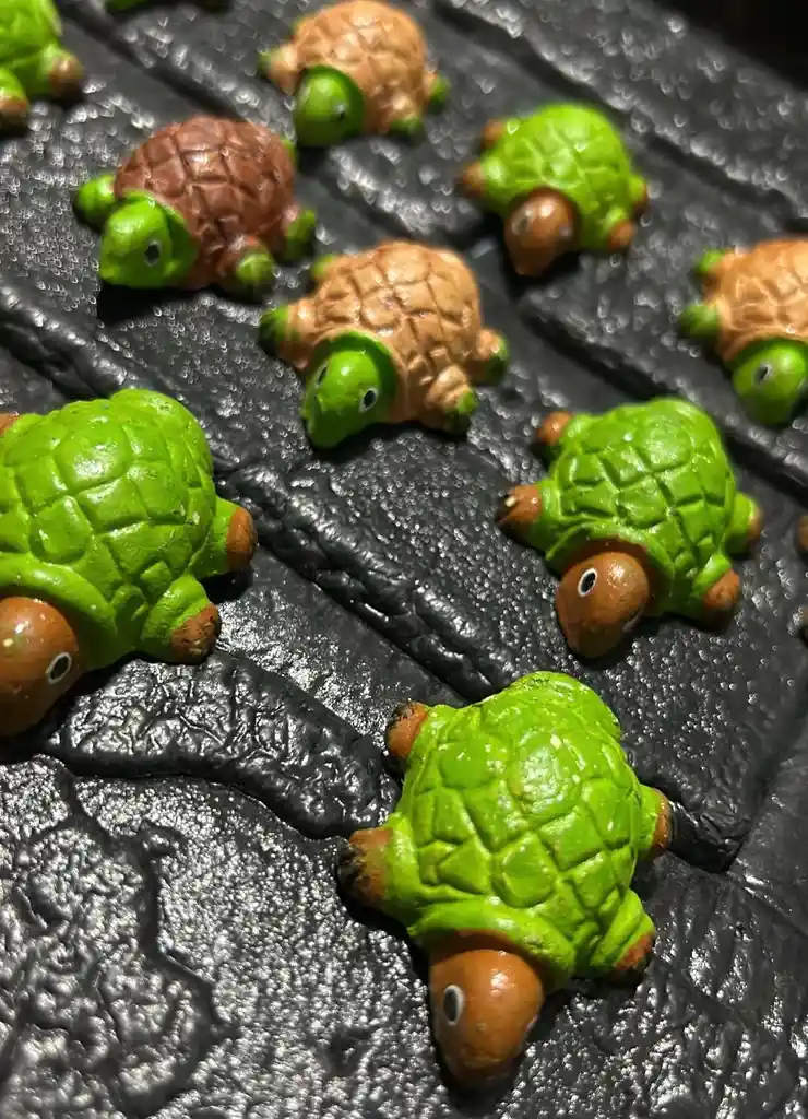 Animales Para Maqueta Tortuga X12 Unidades Tortuga X12 Unidades