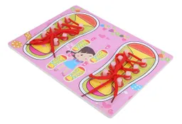 Juego De Mesa Amarrar Zapatos Aprendizaje Interactivo Niñas