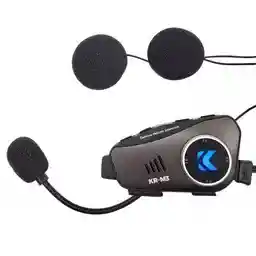 Intercomunicador Con Cámara Fhd Casco Bluetooth Wifi Kr-m3