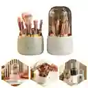 Organizador De Cosméticos 360° Con Cubierta Transparente