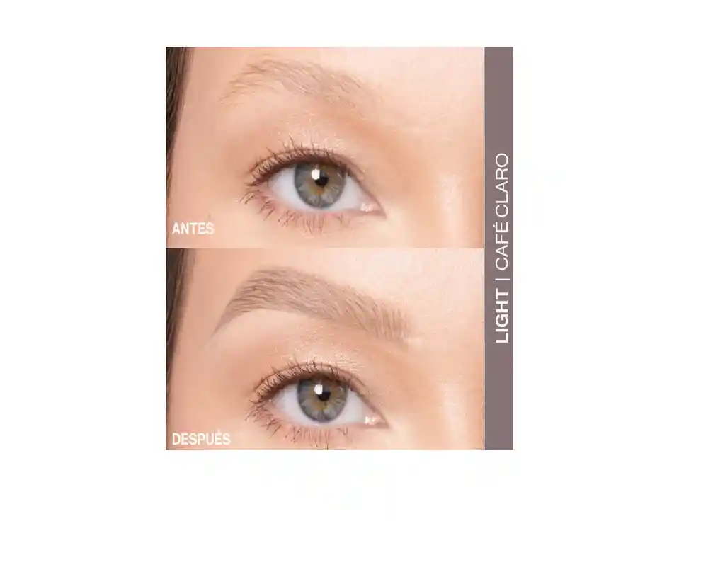 Lapiz Cejas Tono Light Delineador 2 En 1 Con Cepillo Atenea