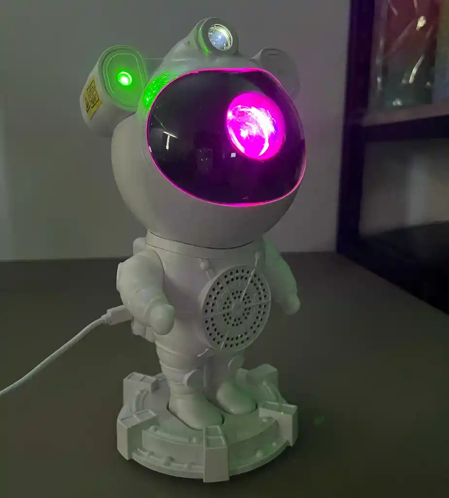 Proyector Astronauta Grande Con Musica Ambiente Y Bluetooh