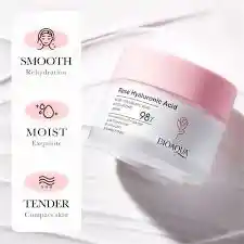 Crema Hidratante Bioaqua Rose Hyaluronic Acid – Hidratación Profunda Y Suavidad Floral