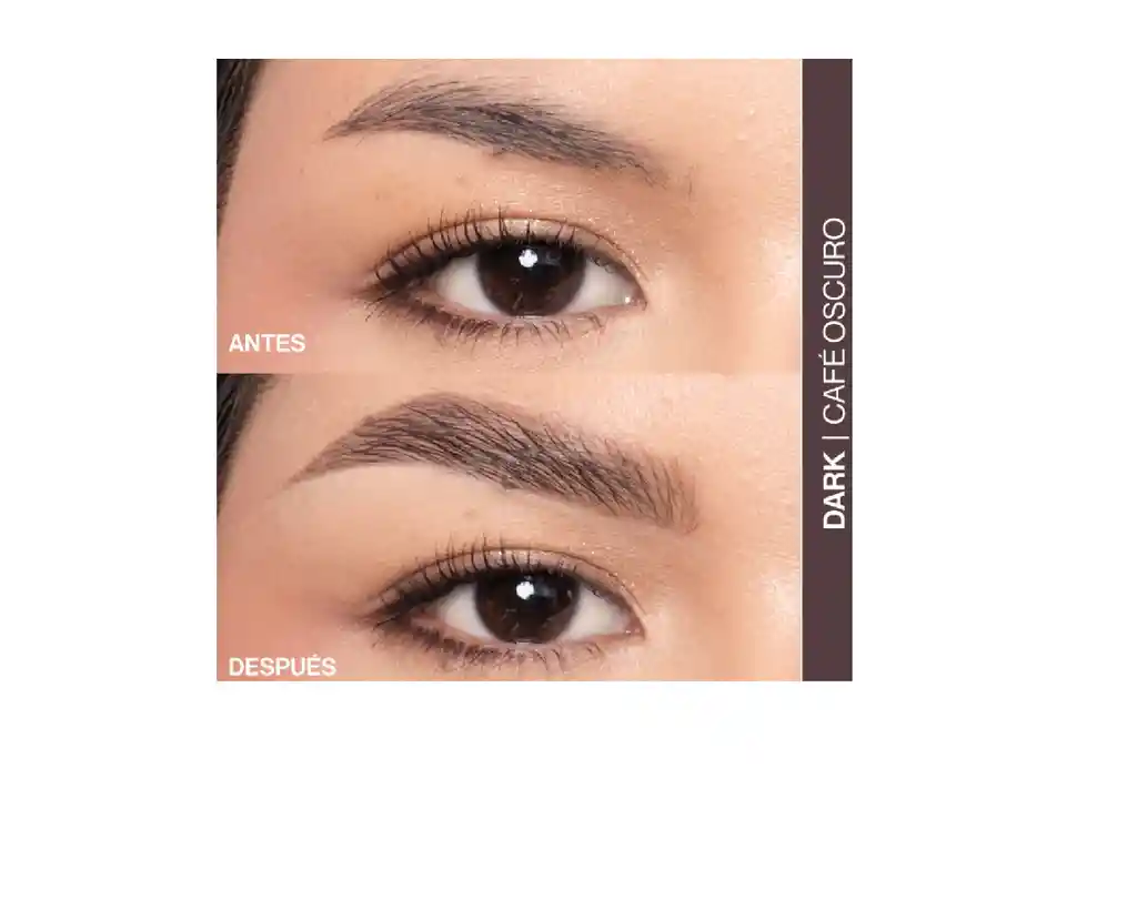 Lapiz Cejas Tono Dark Delineador 2 En 1 Con Cepillo Atenea
