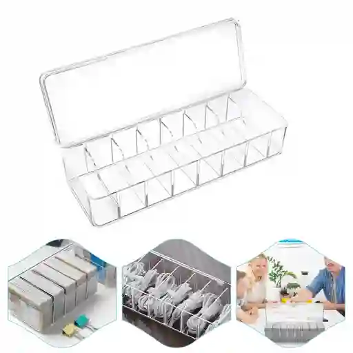 Cajas Organizadoras De Electrónica Transparente Y Acrílico 8