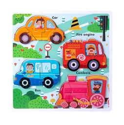 Juego Tablero Encastre Figuras Multicolor Desarrollo Motriz