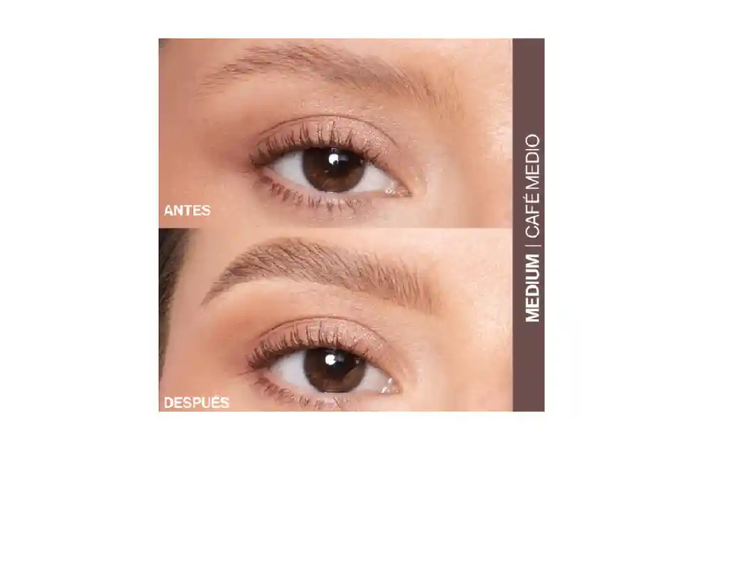 Lapiz Cejas Tono Medium Delineador 2 En 1 Con Cepillo Atenea