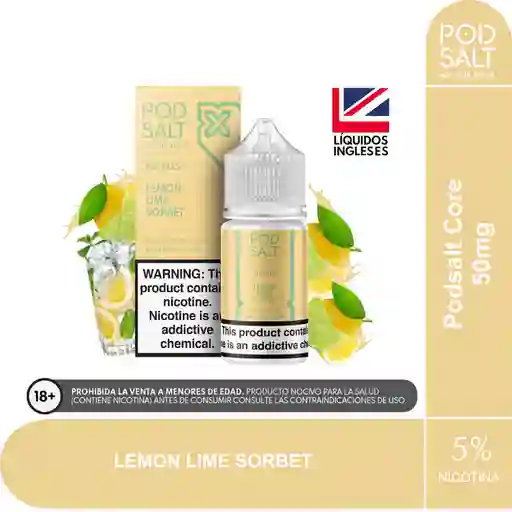 Sal De Nic Podsalt Lemon Lime Sorbet 30 Ml 5%
