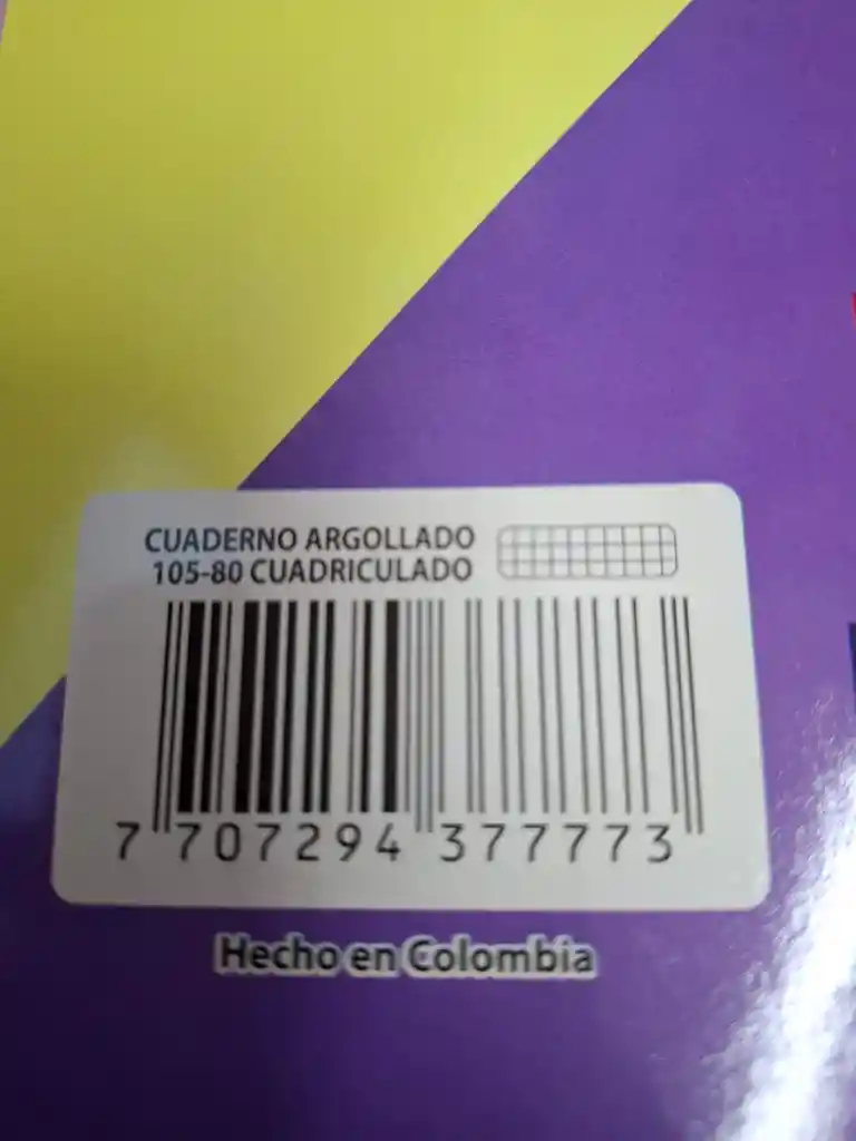 Cuaderno Argollado Grande Pasta Blanda De 105-80 Cuadriculado Mujer