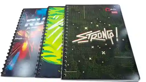 Cuaderno Argollado Grande Hombre, Pasta Blanda Se Envía Diseño Disponible.