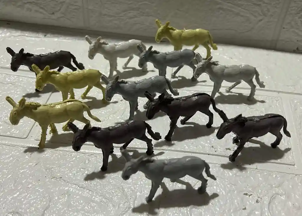 Animales Para Maqueta Burros X12 Unidades Burros X12 Unidades