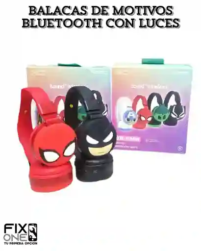 Balacas De Motivos Bluetooth Con Luces