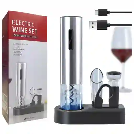 Kit Descorchador De Vino