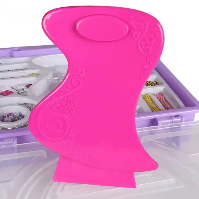 Kit Maleta Para Hacer Manilla Collares Niñas